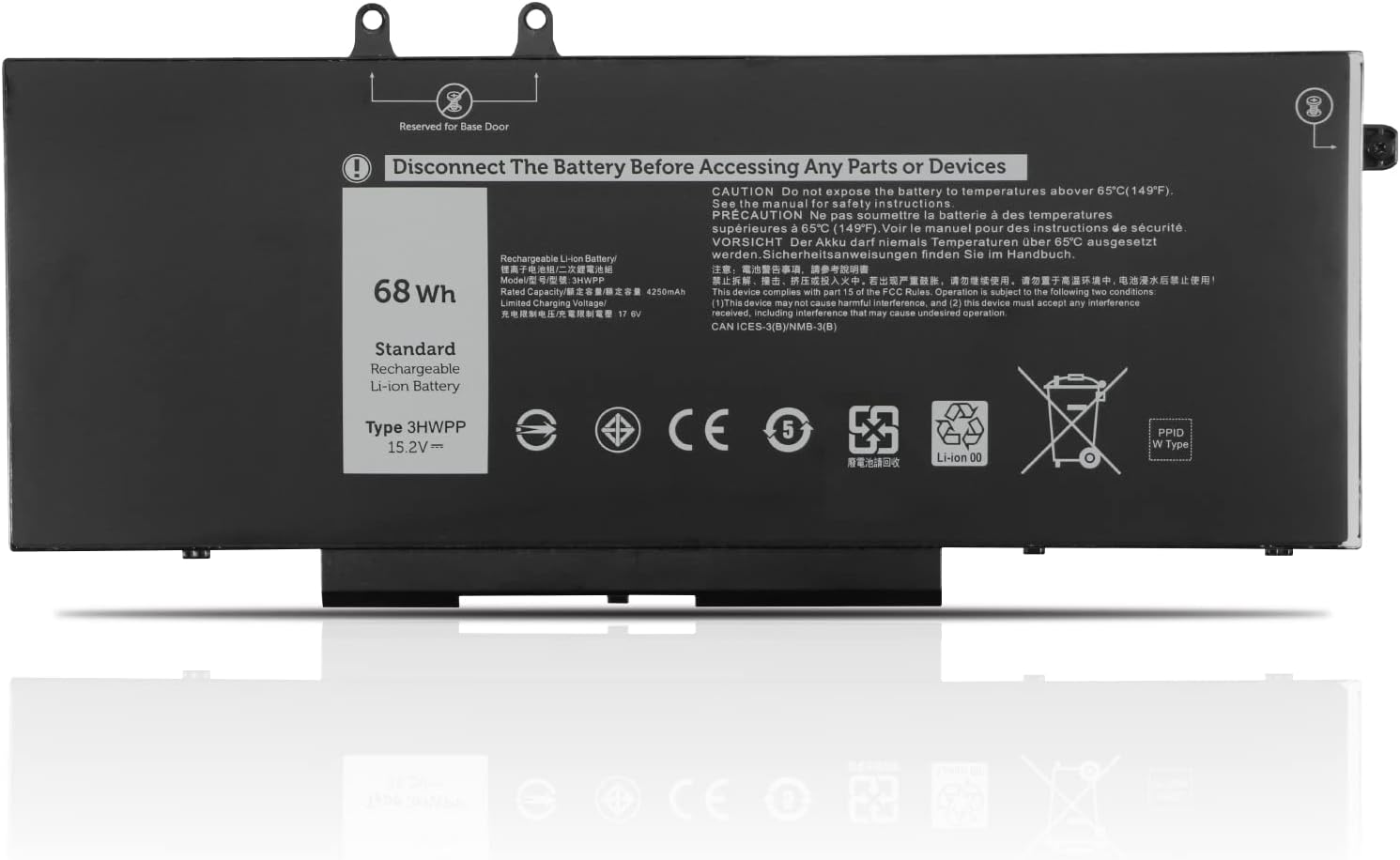 3HWPP Dell Precision 3541 3550 3551 Inspiron 17 7706 15 7500 7506 2 in - 1 black. Edition kompatybilny bateria 3HWPP Dell Precision 3541 3550 3551 Inspiron 17 7706 15 7500 7506 2 in - 1 black. Edition kompatybilny bateria