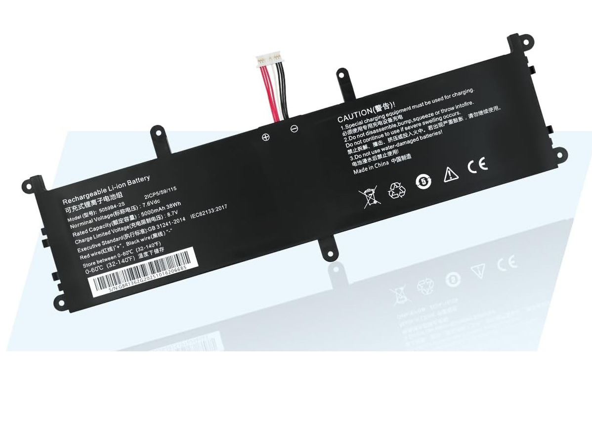 (obrazek) 5059B4-2S Chuwi GemiBook 13.3 Inch CWI528, Pro 14 CWI529 7.6V 38Wh Baterii