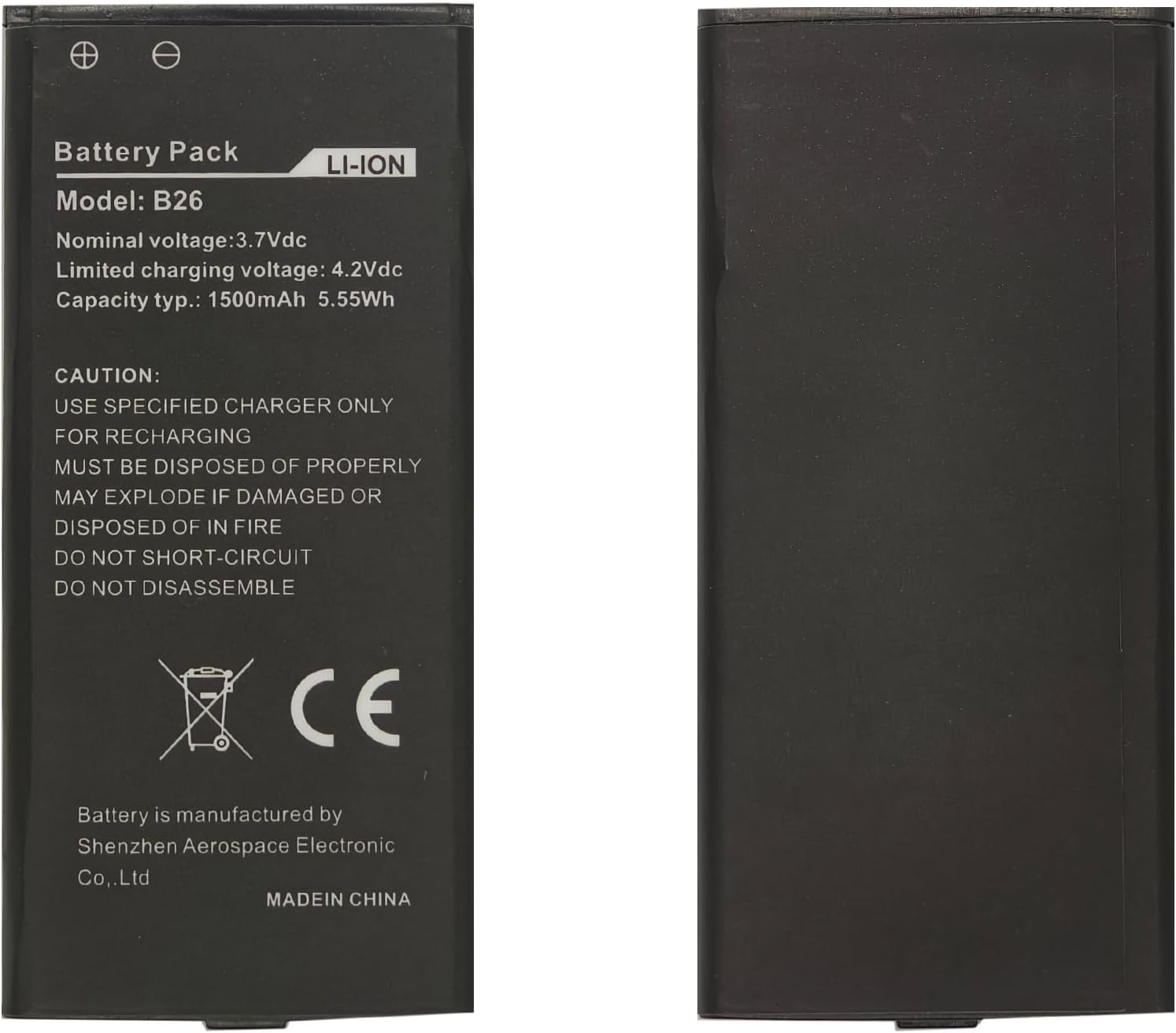 (obrazek) 3.7V 1500mAh B26 for Caterpillar Phone Baterii