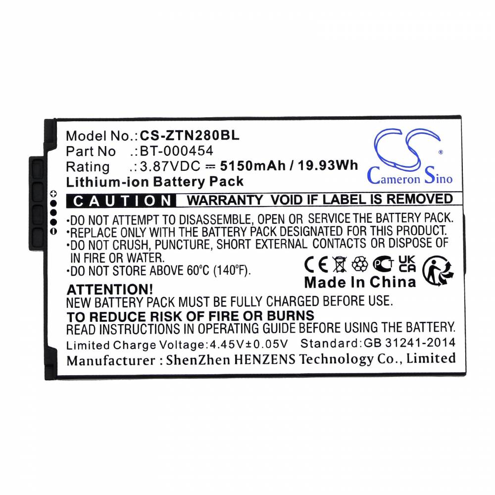 (obrazek) BT-000454 Zebra BTRY-TC1X-1XMA1-1A Zebra TC15 TN28 U30 Baterii