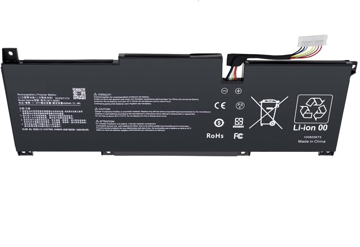 (obrazek) BTY-M491 MSI Modern 15 A11M MS-1552 15M A11SDK A11UEKV 11.4V Baterii