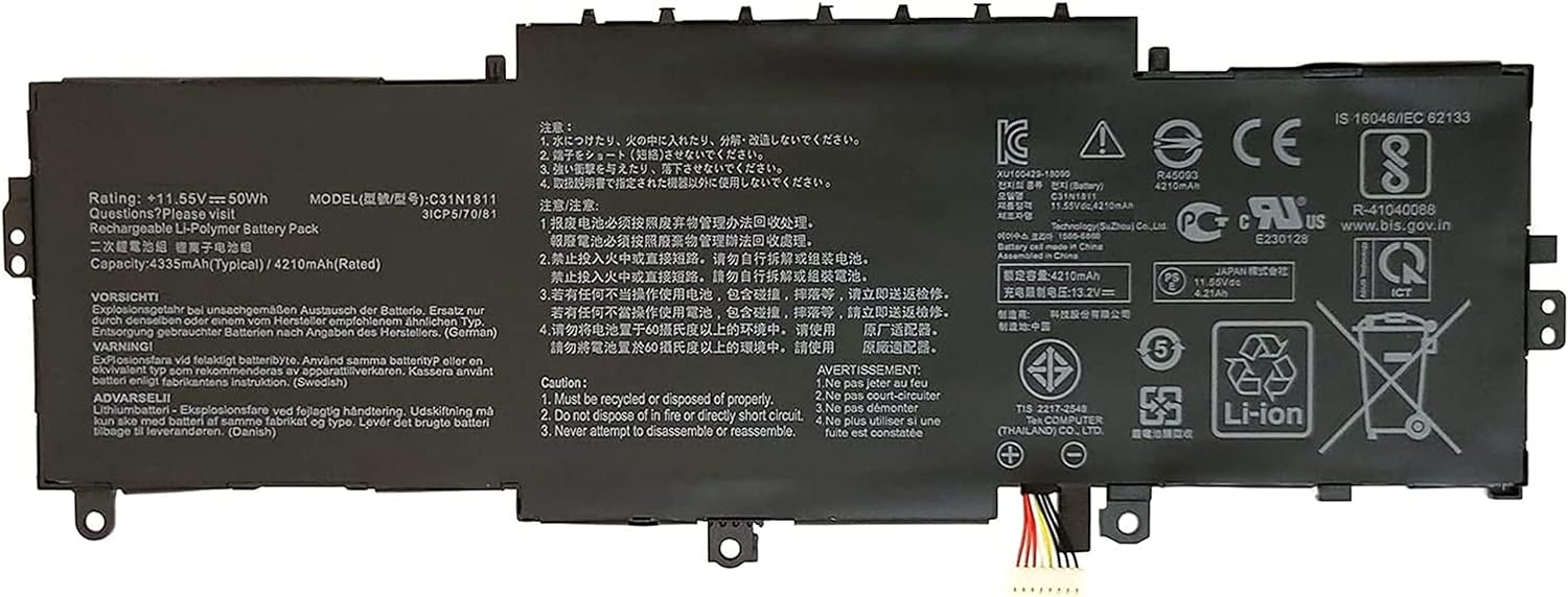 (obrazek) C31N1811 ASUS ZenBook 14 U4300FA U4300FN Deluxe13 14 UX433FA-A5090T UX4333 FN-A5079T Baterii
