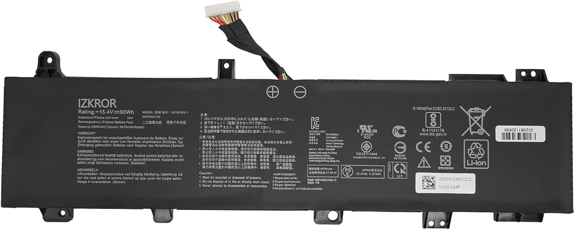 C41N1906-1 ASUS TUF Gaming A15 FA506 FA506II FA506QR 2021 F15 FX506 FX506H FX506L A17 FA706 FA706II FA706IU kompatybilny bateria