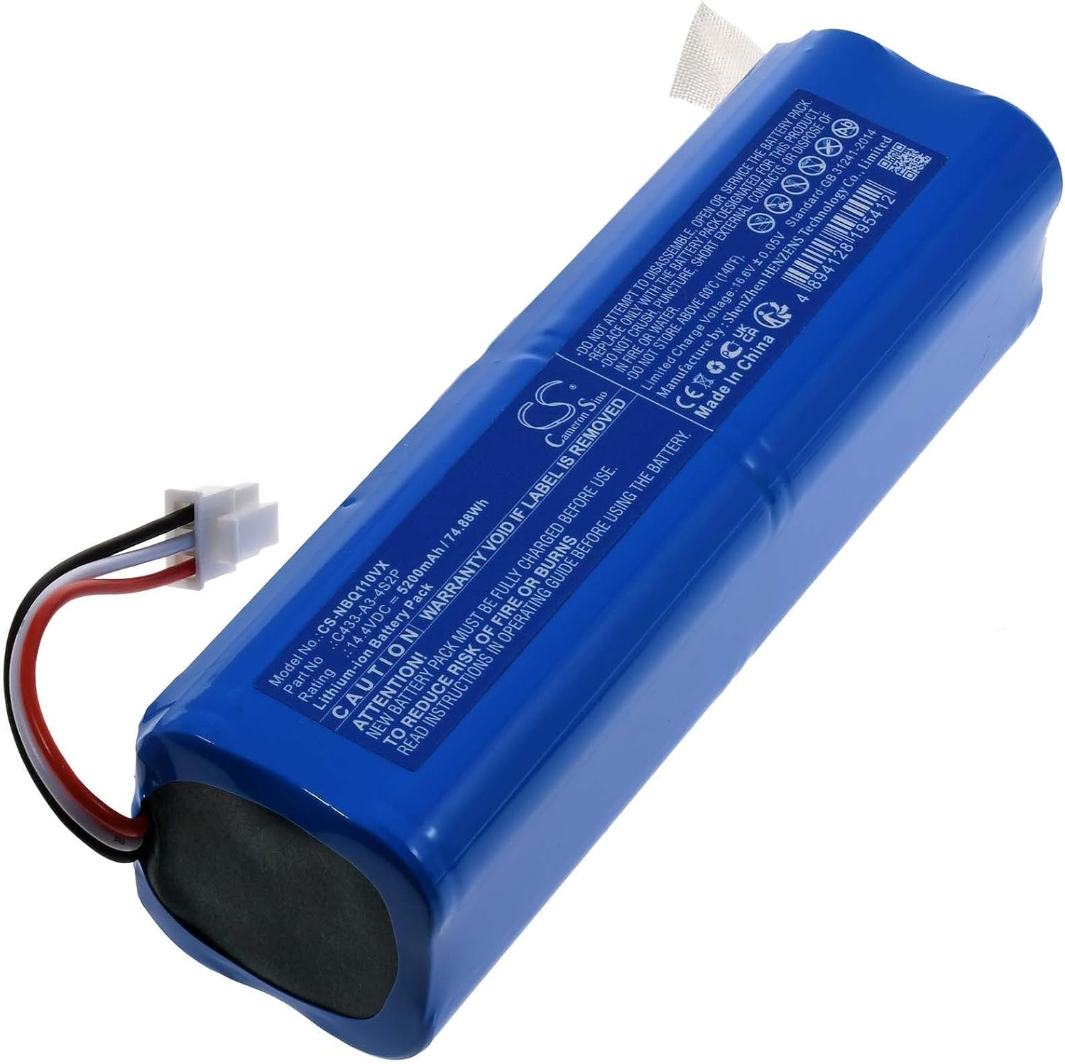 (obrazek) ECOVACS Deebot 900,700,M88,DE33,DE35,DG710,DG716,Deebot OZMO 610,901,902 Baterii