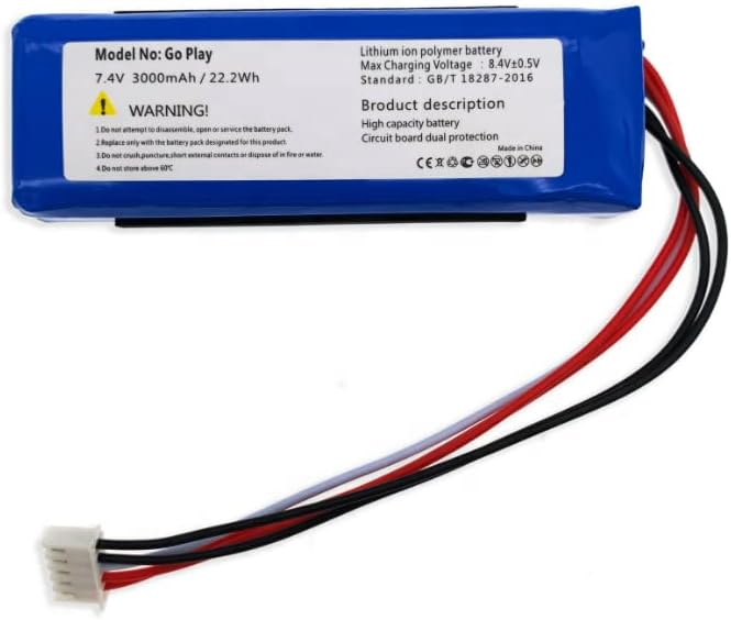 7.4V 3000mAh CP-HK06 GSP1029102 01 Harman/Kardon Go Play, Go Play Mini, GO+ Play kompatybilny bateria 7.4V 3000mAh CP-HK06 GSP1029102 01 Harman/Kardon Go Play, Go Play Mini, GO+ Play kompatybilny bateria