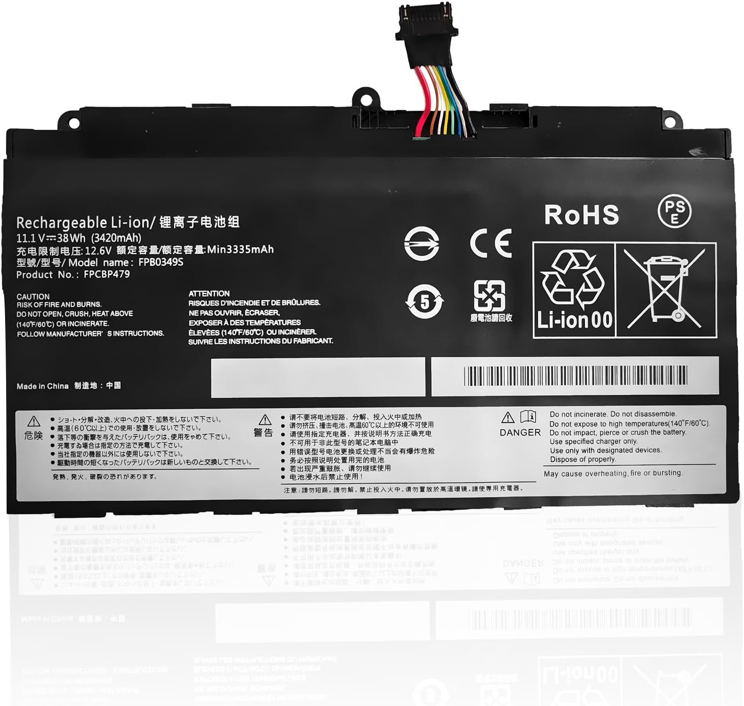 (obrazek) FPCBP479 FPB0326S FPB0349S FUJITSU Stylistic Q616 Q665 Q738 Q739 CP690859 Baterii