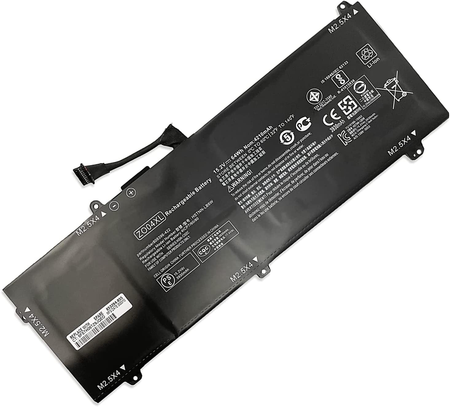 ZO04XL 808396-421 808450-002 HSTNN-LB6W HP ZBook Studio G3 kompatybilny bateria