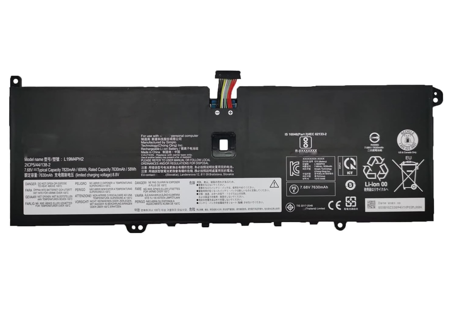 (obrazek) L19M4PH2 L19C4PH2 Lenovo Ideapad Yoga 9-14ITL5 82BG Baterii