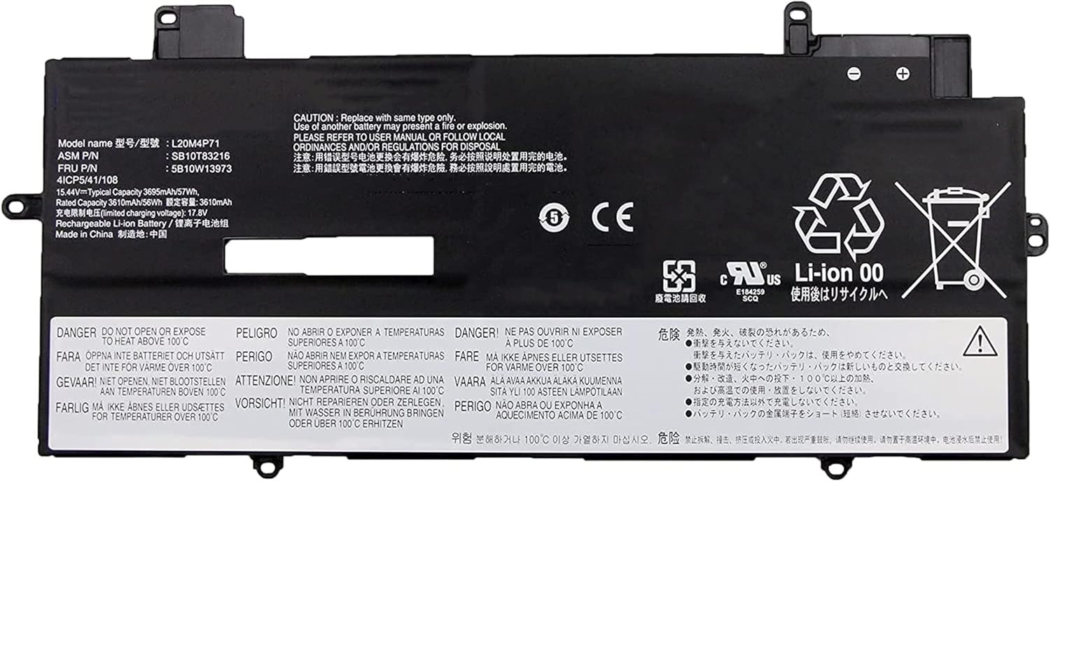 L20M4P71 Lenovo ThinkPad X1 Carbon 9th 10th Gen ThinkPad X1 Yoga 6th 7th Gen L20D4P71 L20L4P71 L20C4P71 kompatybilny bateria L20M4P71 Lenovo ThinkPad X1 Carbon 9th 10th Gen ThinkPad X1 Yoga 6th 7th Gen L20D4P71 L20L4P71 L20C4P71 kompatybilny bateria