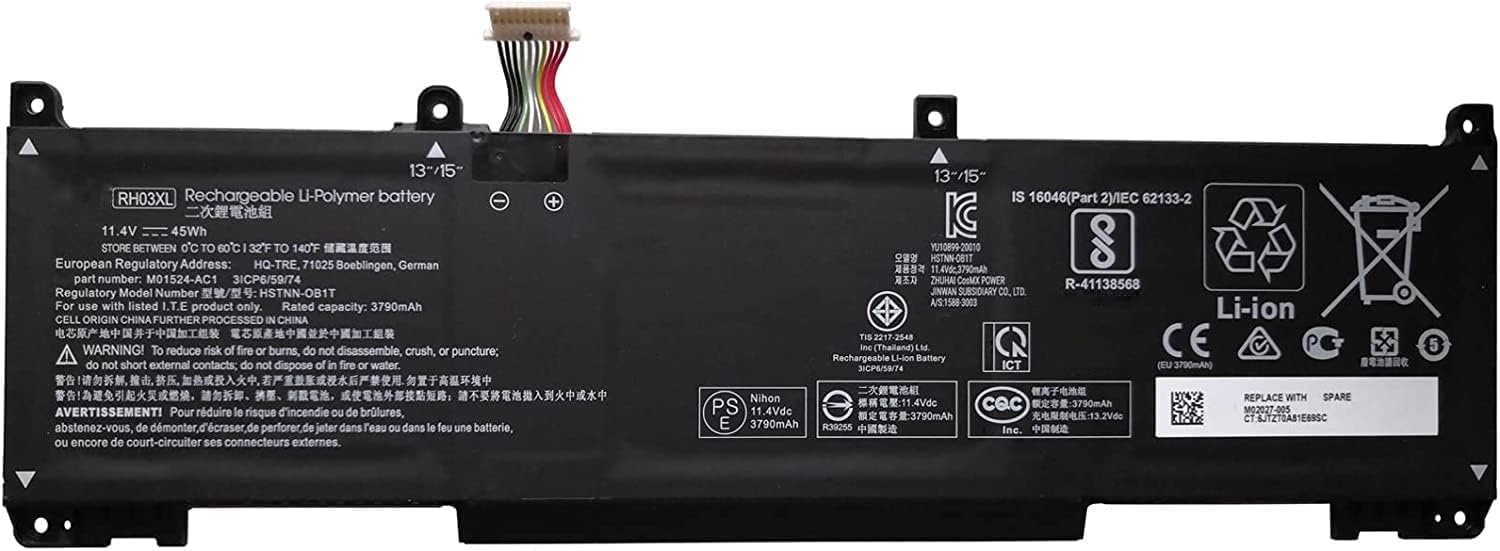 (obrazek) RH03XL HP ProBook 430 440 450 630 650 G8 HSTNN-OB1T HSTNN-DB0B Baterii