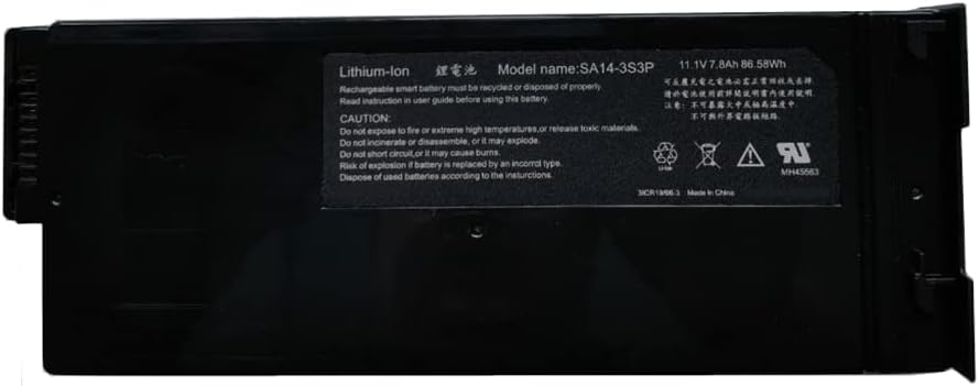 (obrazek) DurabooK SA14-3S3P 3ICR19/66-3 11.1V Durabook SA14 Baterii