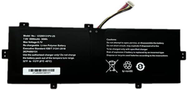 (obrazek) U3285131PV-2S TECLAST F7 Plus 2 F15 Plus 2 Prestigio Smartbook 141 C4 C5 7.6V Baterii
